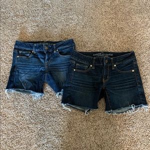 Bundle of AE Stretch Denim Shorts
